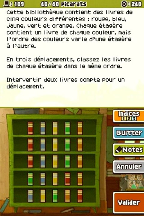 Professeur Layton et l'Appel du Spectre - Enigme 109 : Ordre litteraire