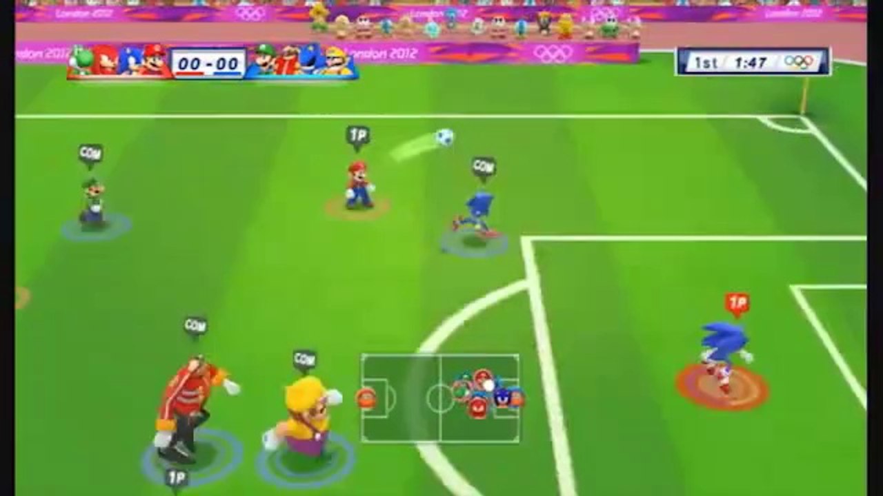 Mario & Sonic aux Jeux Olympiques de Londres 2012 - Football