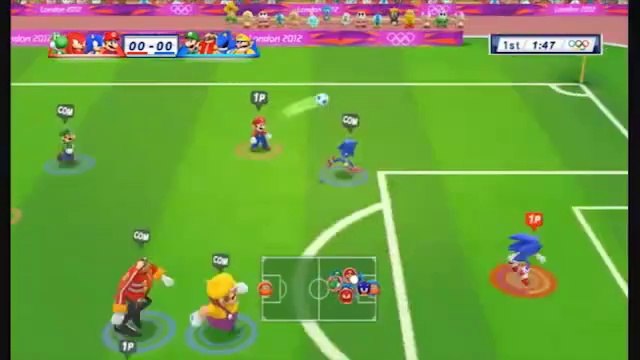 Mario & Sonic aux Jeux Olympiques de Londres 2012 - Football