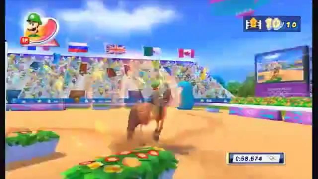 Mario & Sonic aux Jeux Olympiques de Londres 2012 - Saut d'obstacles