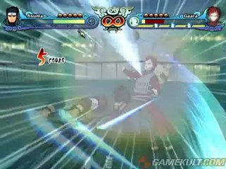 NARUTO Shippuden : Clash of Ninja Revolution 3 European Version - Gaara la tête dans le sable