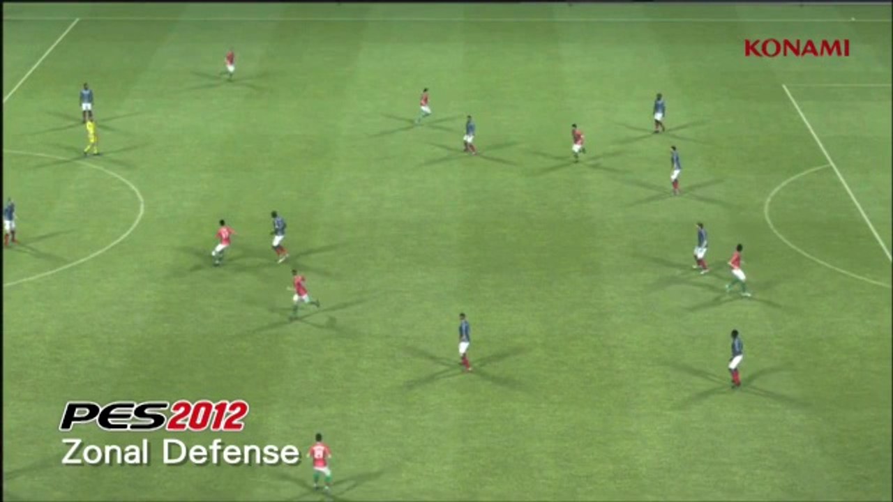 Pro Evolution Soccer 2012 - Gameplay : Zonal defense