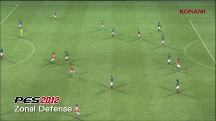 Pro Evolution Soccer 2012 - Gameplay : Zonal defense