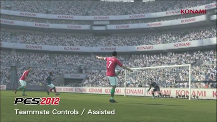 Pro Evolution Soccer 2012 - Gameplay : Teammate Assisted