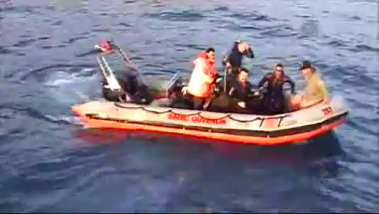 THK denize uçak batırdı