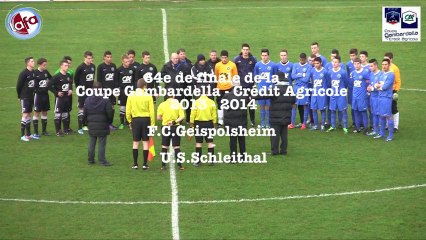 Coupe Gambardella 2013 - 2014 : Geispolsheim - Schleithal