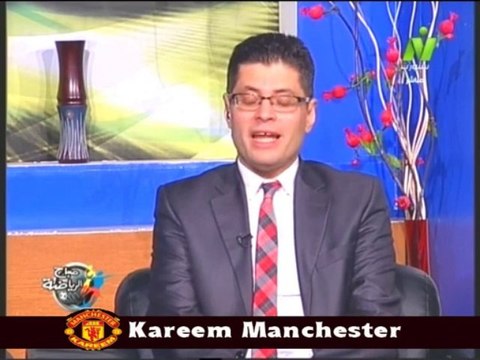 الاعلاميين طارق رضوان ومني عبد الكريم فى صباح الرياضه مع جمدى ابوراضي نجم الاهلي السابق 12 يناير 2014