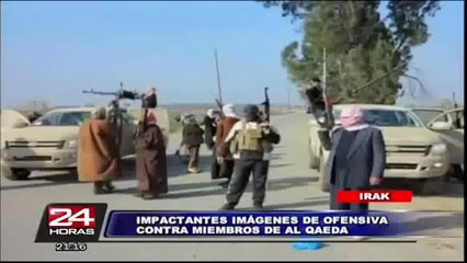 Irak: Gobierno difunde video de ataques contra blancos de Al Qaeda