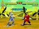 Street Fighter EX Plus Alpha - L'homme squelette face à un dhalsim de glace