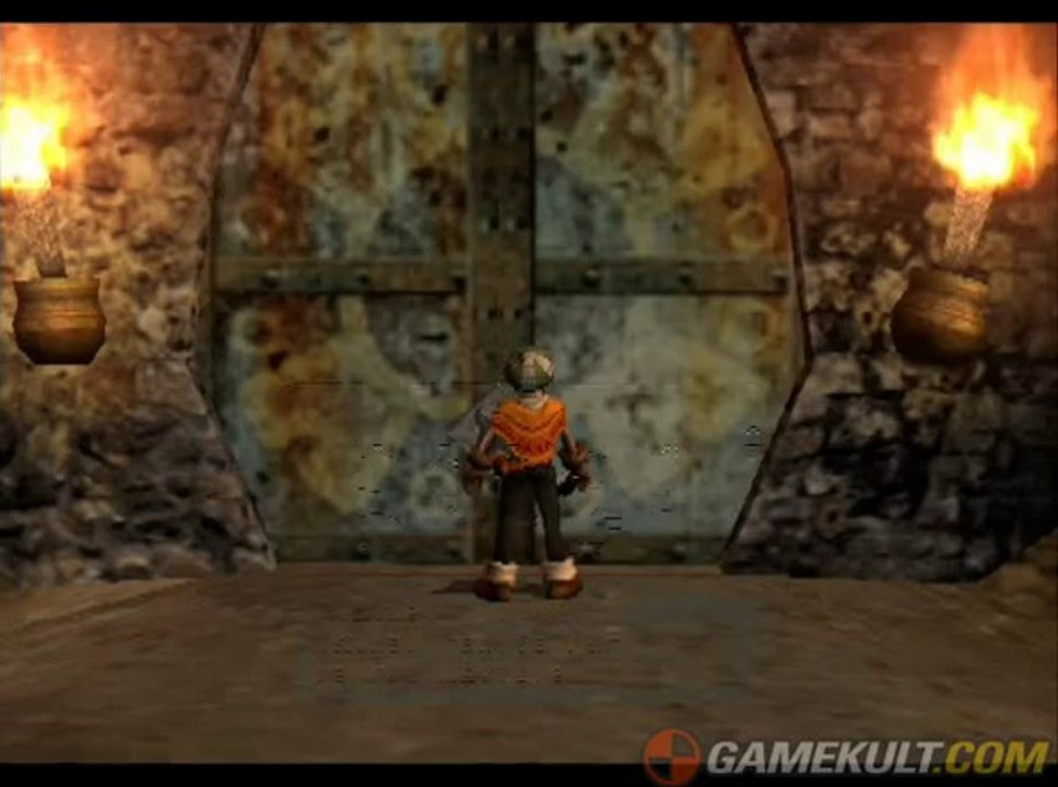 Dark Cloud - Duel dans la grotte de Dran