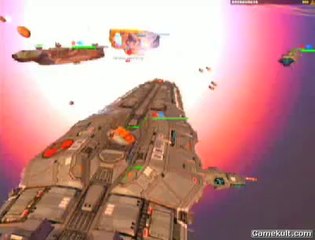 Homeworld 2 - Croiseur Gamekult en action