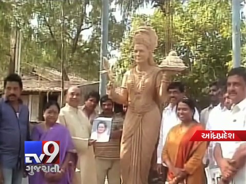 AP Congress party worker builds Sonia Gandhi temple - Tv9 Gujarat