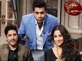 Vidya Balan Flirts With Farhan Akhtar Koffee With Karan Season 4