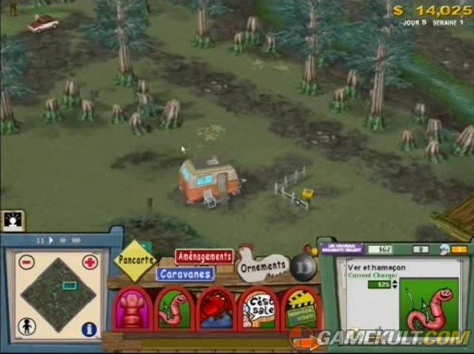 Camping Tycoon - Bayou en mode tycoon
