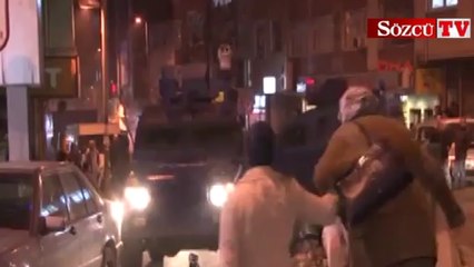 Okmeydanı'nda molotoflu gece