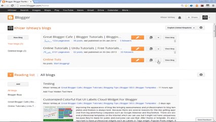 How to Upload Template in Blogger Lesson no 3