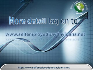 Self Employed Payday Loans