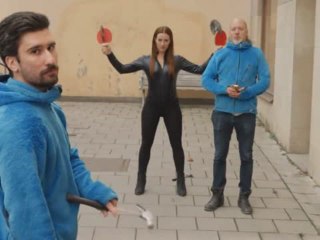 Show Defies Death With Blade Throwing Stunt