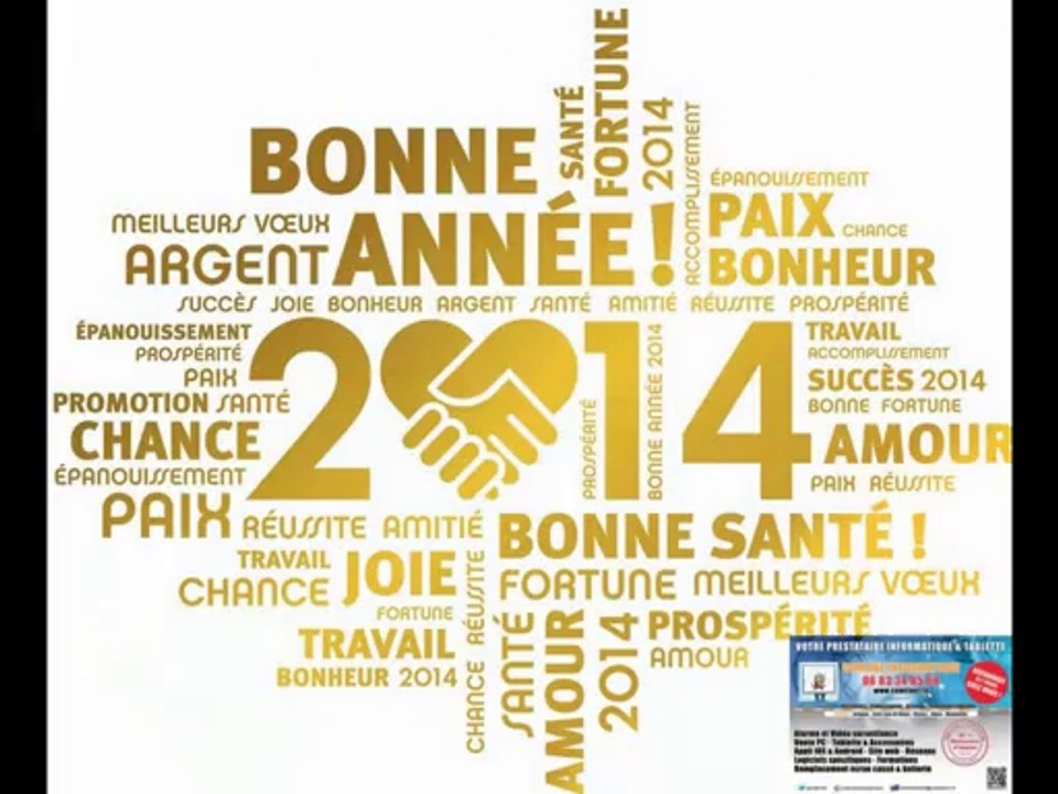 BONNE ANNEE 2014 DE LA ¨PART DE COMLINE INFORMATIQUE