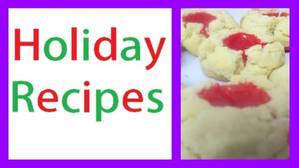 Holiday Recipe: Christmas Thumbprint Cookies (12.09.13)