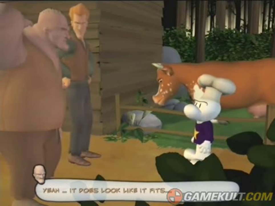 Bone : The Great Cow Race - Phoney chausse une vache