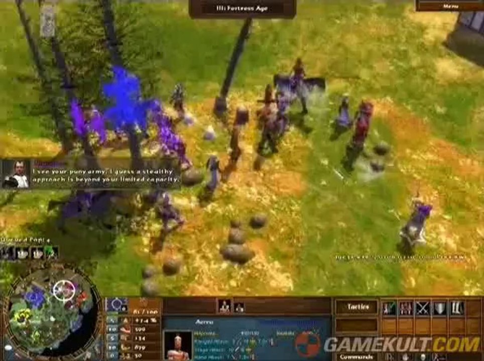 Age of Empires III : The WarChiefs - Tous sur le violet