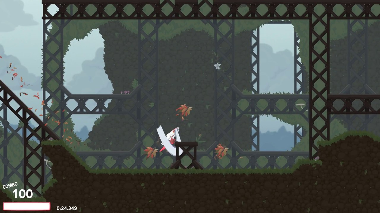 Dustforce - Les feuilles mortes