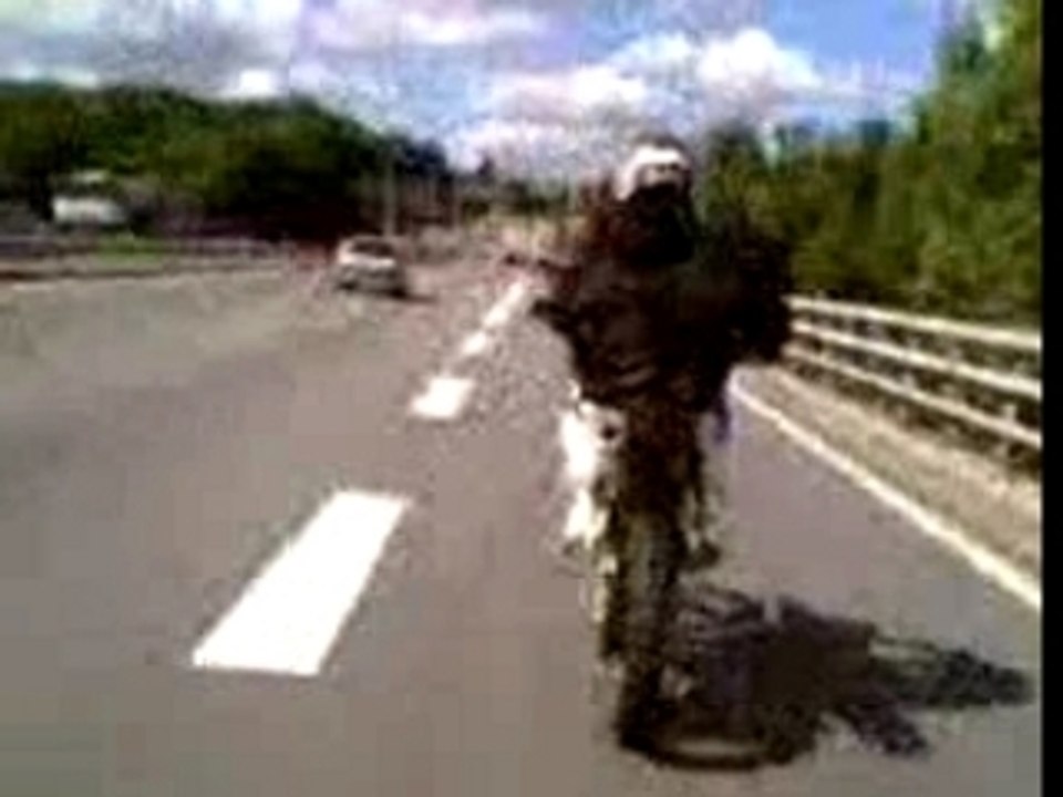sur l'autoroute