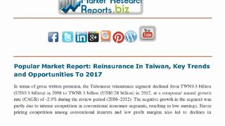 Reinsurance In Taiwan, Key Trends and Opportunities To 2017