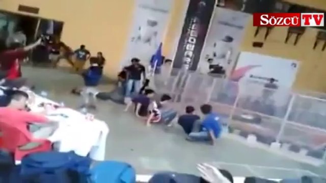 Robot dövüşünde büyük facia