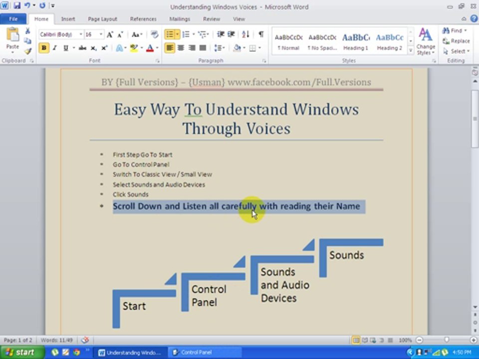 Understanding Windows Voices {Full Versions} {Usman}