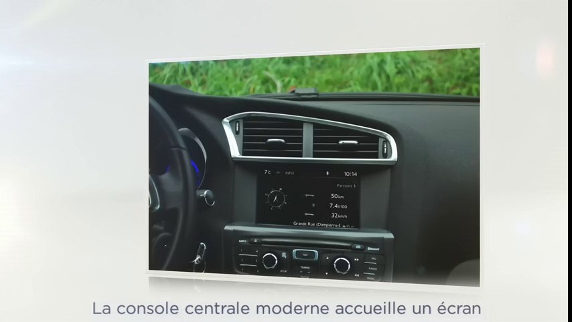 Zoom sur la Citroën C4 II : l'habitacle - Vidéo Dailymotion