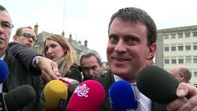 Manuel Valls, chahuté à Rennes, appelle à ne pas s'en émouvoir