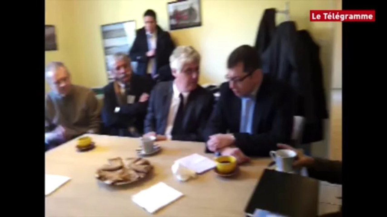 Morlaix. Philippe Martin : "Je viens en Bretagne sur la pointe des pieds"