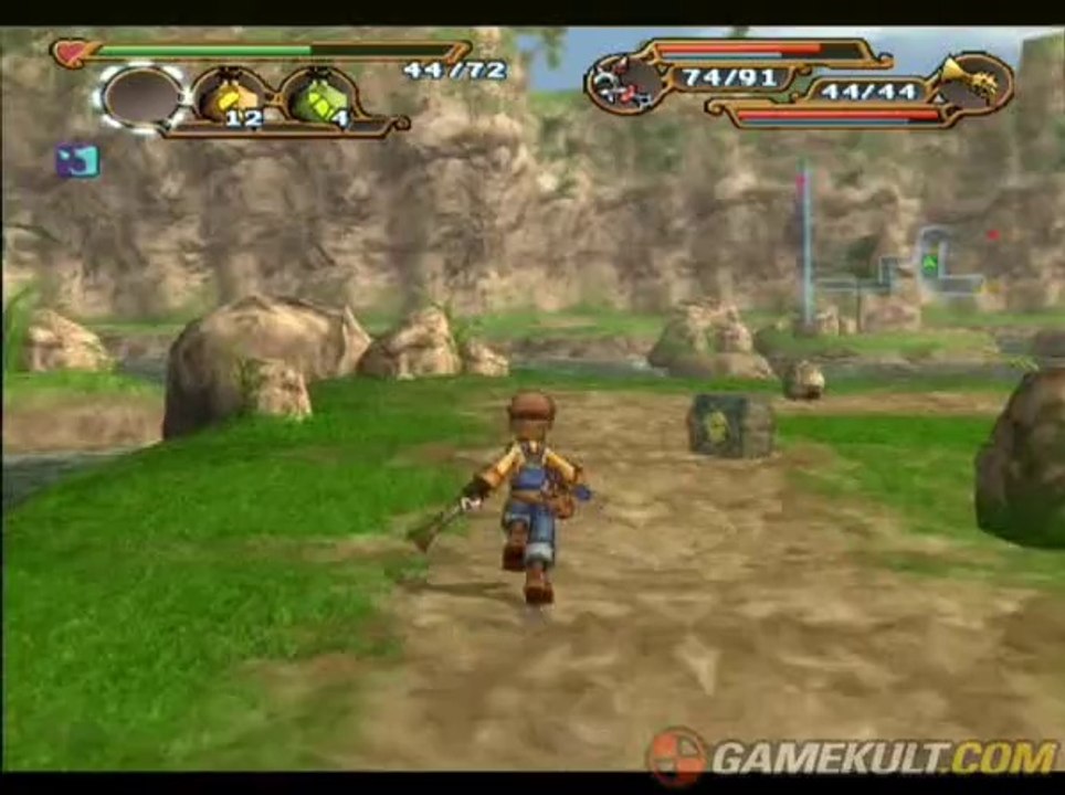 Dark Chronicle - Donjon et robomobil
