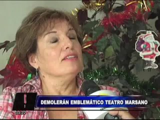 Osvaldo Cattone confirmó que el Teatro Marsano será demolido en el 2015