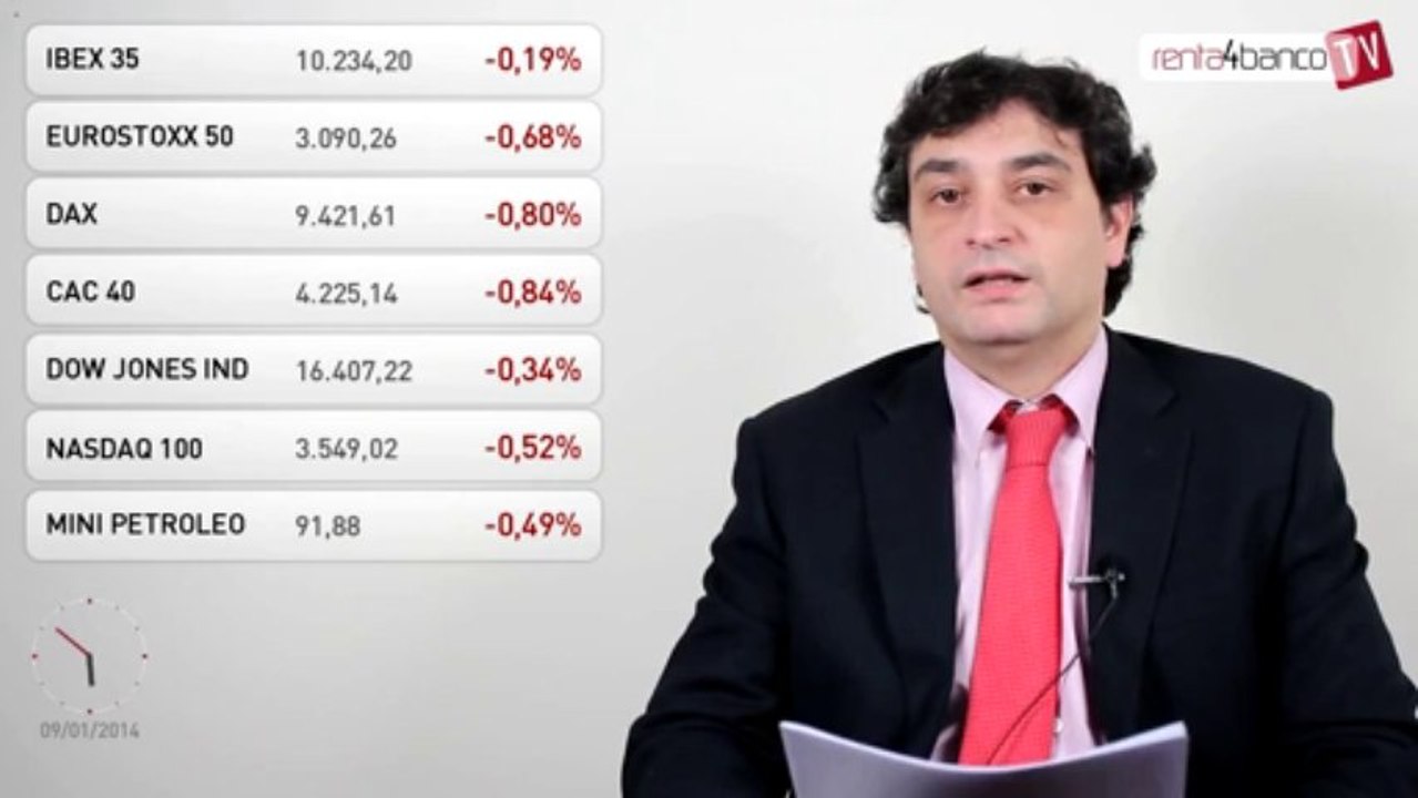 09.01.14 · BCE mantiene tipos de interés - Análisis del cierre de sesión de bolsas y mercados