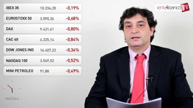 09.01.14 · BCE mantiene tipos de interés - Análisis del cierre de sesión de bolsas y mercados