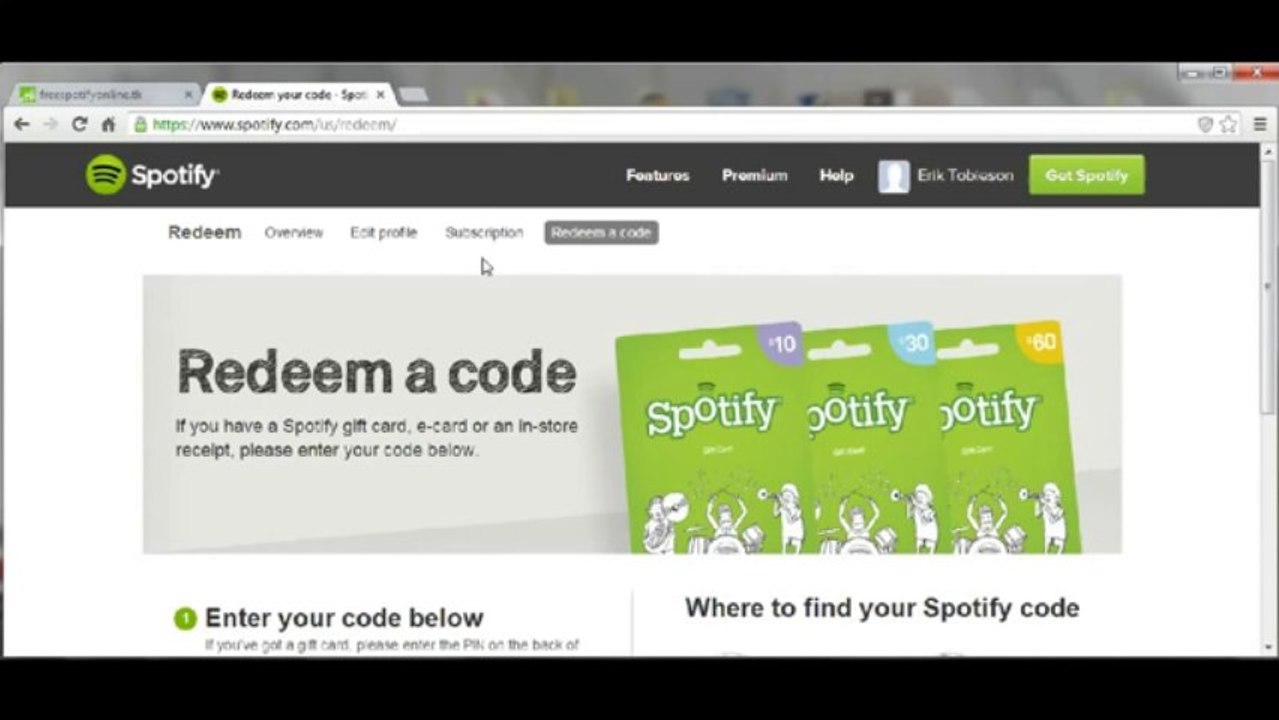 Free Spotify Premium Codes  January 2014  Proof
