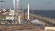 Cygnus cargo spacecraft launches from Virginia