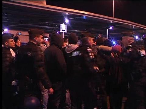 Manifestation de colère des fans de Dieudonné devant le Zénith de Nantes - 09/01