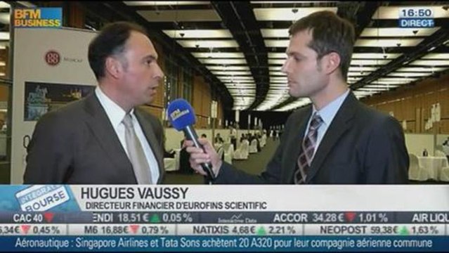 La stratégie d'Eurofins Scientific: Hugues Vaussy, dans Intégrale Bourse - 09/01