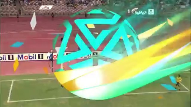 هدف الهلال الاول من سالم الدوسري في الاتحاد - الاتحاد 2-2 الهلال - دوري جميل 09/01/2014 HD
