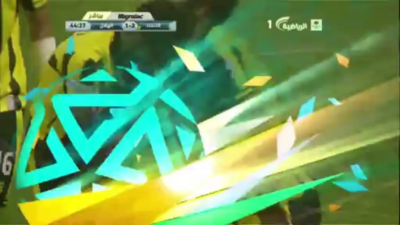 هدف الاتحاد الثاني من عبدالرحمن الغامدي في الهلال - الاتحاد 2-2 الهلال - دوري جميل 09/01/2014 HD