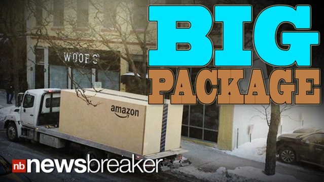 BIG PACKAGE: Amazon Users Get Giant, Mystery Boxes on Their Doorsteps
