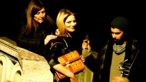Ieva Laguna for MCM Munich by Night Ad campaign (Fall-Winter) Behind The Scenes