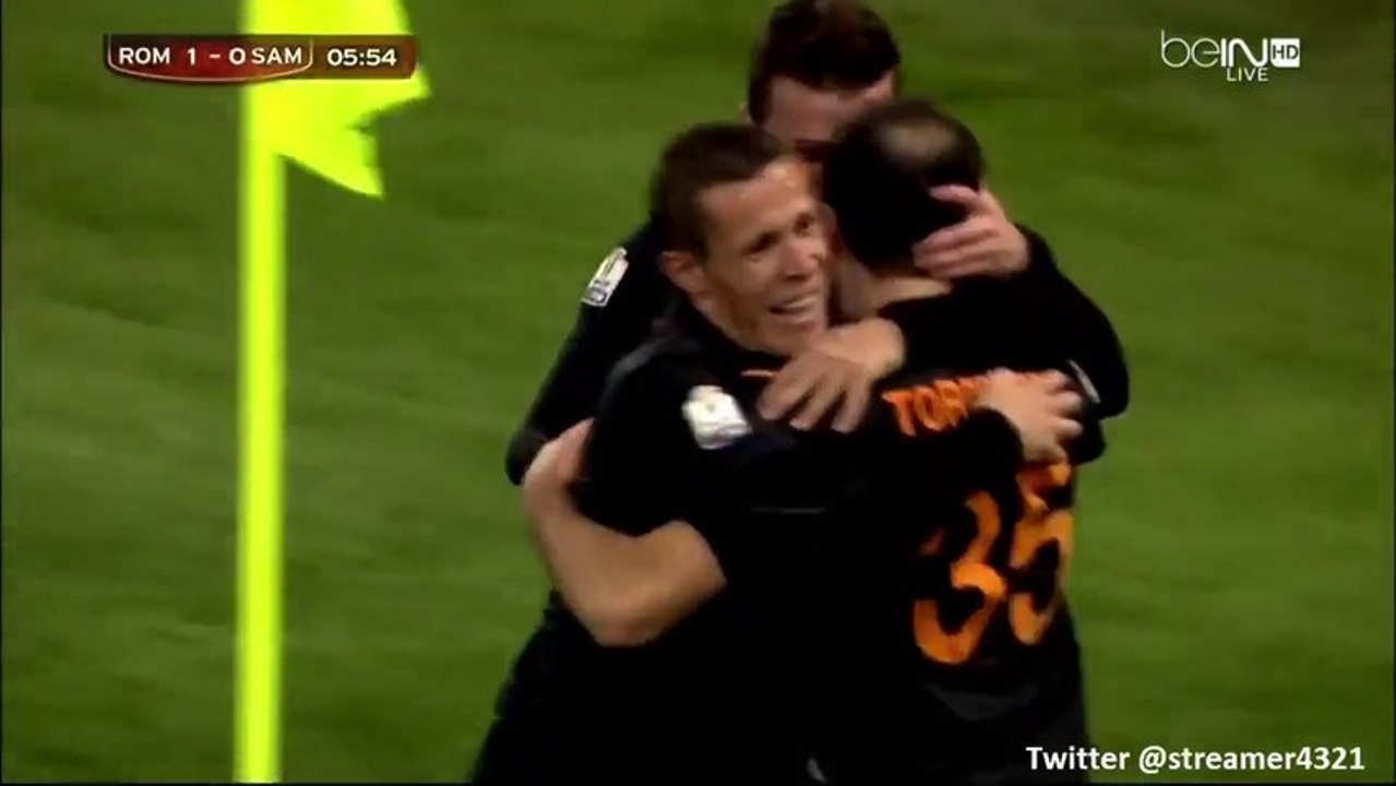 ROMA 1-0 SAMPDORIA - GOL TOROSIDIS - 09/01/2014
