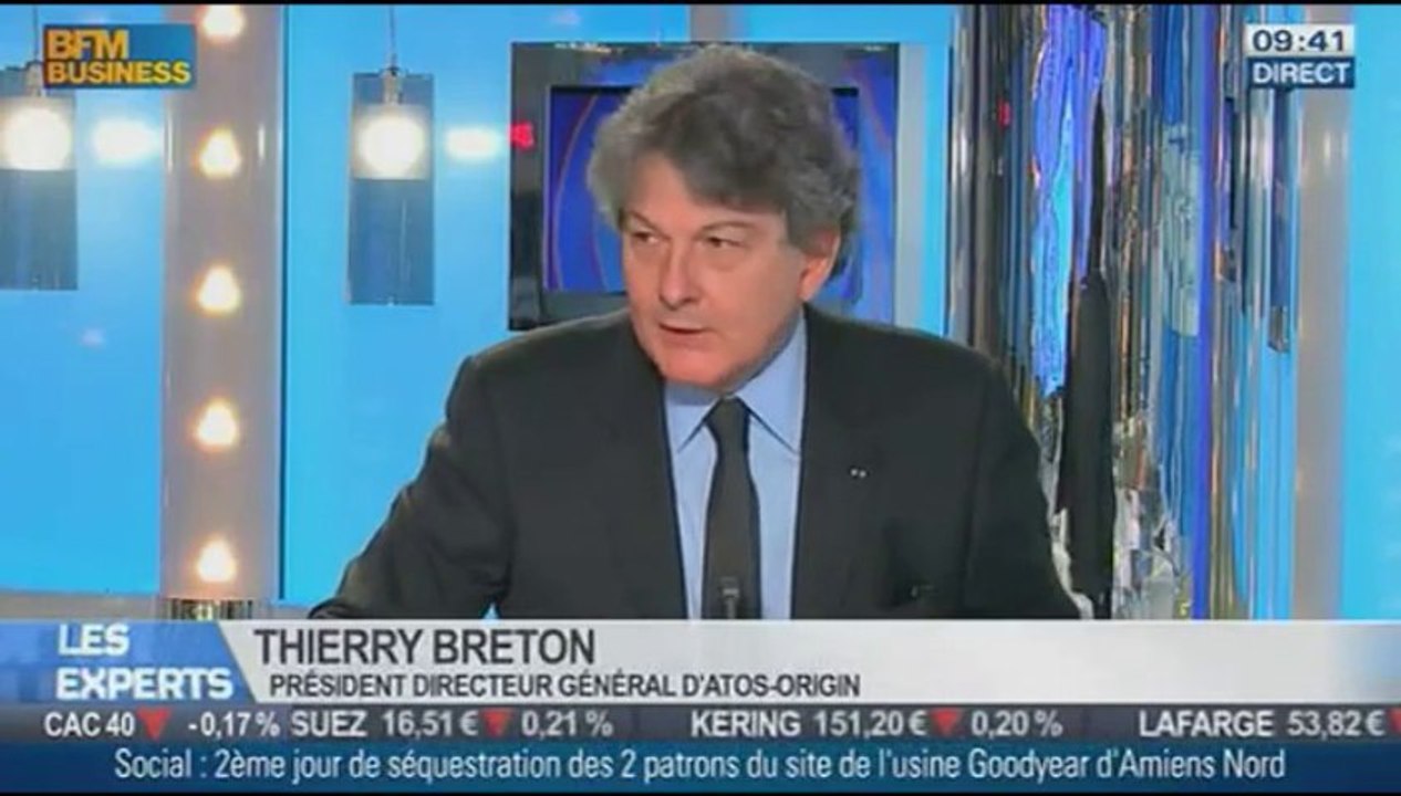 Thierry Breton : "Les entrepreneurs ont besoin de lisibilité" - BFMTV - Les Experts - 07/01/2014