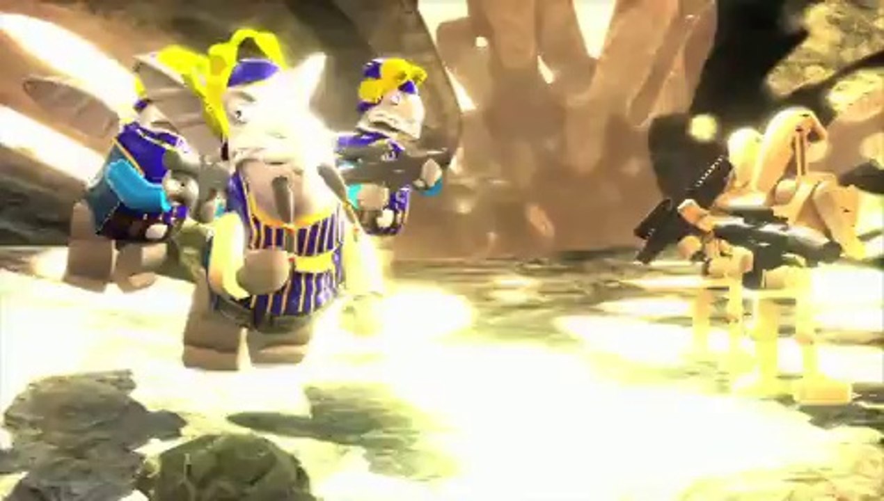 LEGO Star Wars III - Yoda backstroke