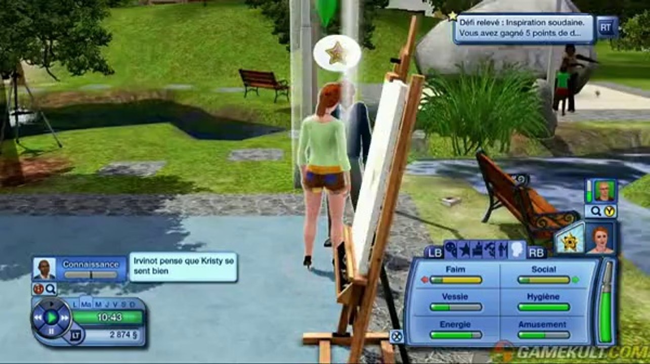 Les Sims 3 - Discussion dans le jardin zen
